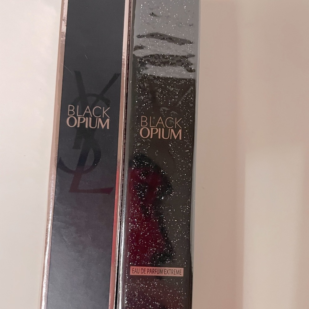 Black Opium -Extreme E.D.P. sealed new n box & Black Opium E.D.P. opened 2 smell